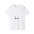 Chosen & Loved Tee — Minimal Inspirational Cotton T-Shirt