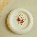 Pink Tourmaline Ballet Drop Earrings