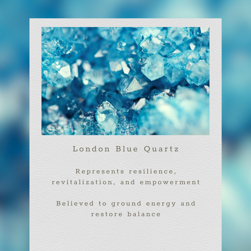 London Blue Quartz Gold Isla Bracelet