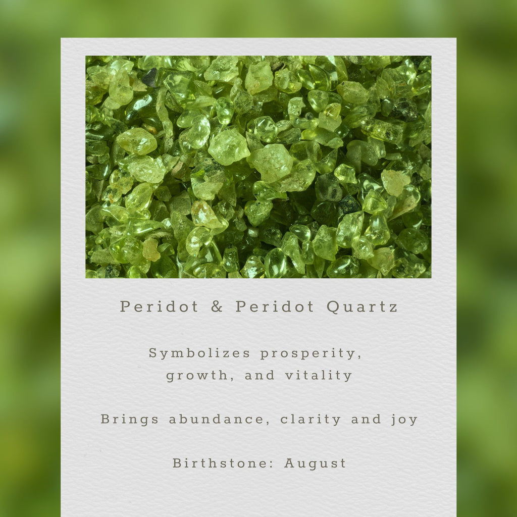 Peridot Quartz Raindrop Cluster Necklace